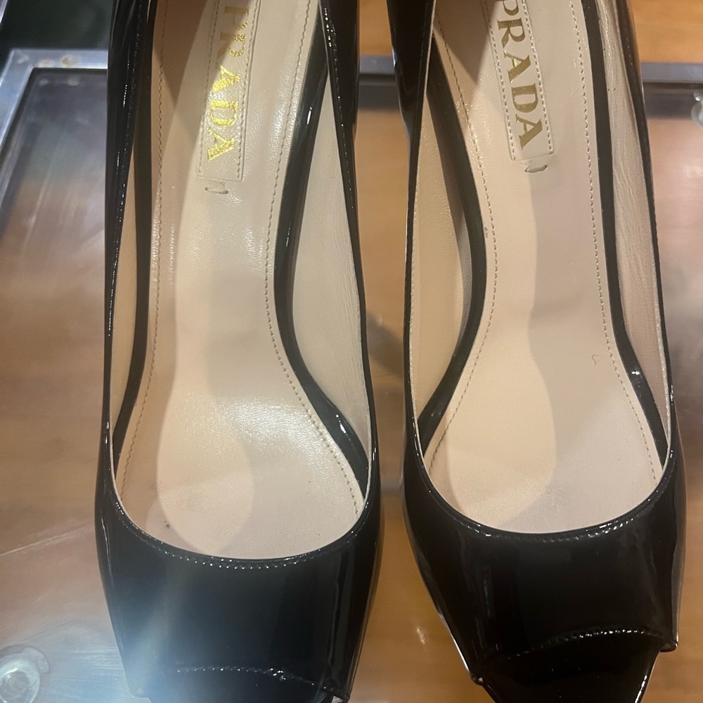 I Have A Pair Of Prada Heels In Like New Condition - image 1